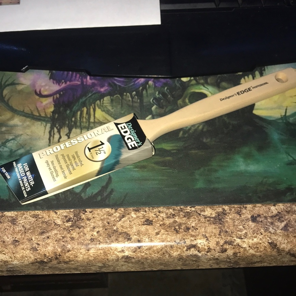 Designers edge professional 1.5” paintbrush trim